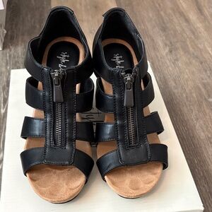 Style & Co. Black Strappy Sandals